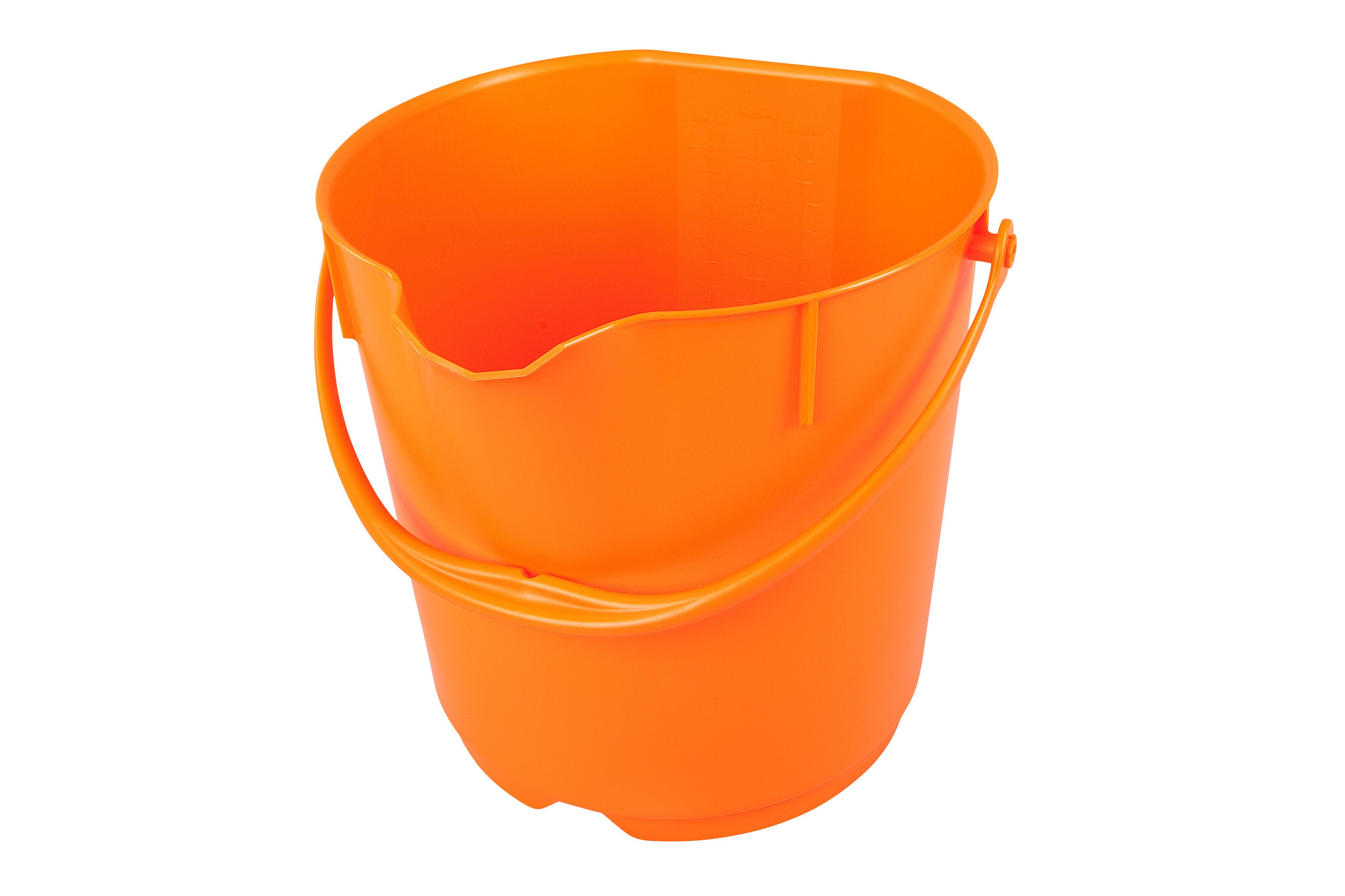 Oeganda ontwerp Heerlijk Emmer 15 liter | Oranje | Cleaning Academy